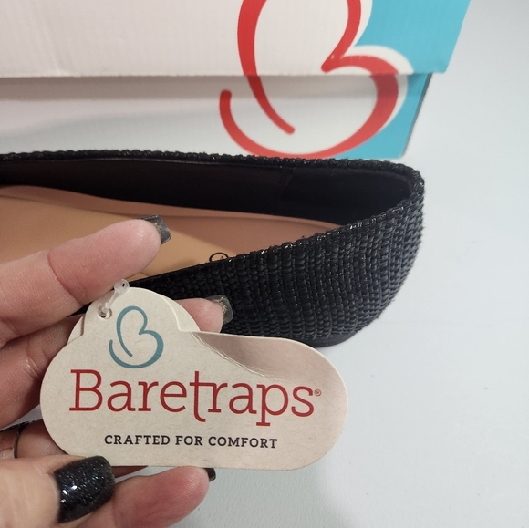 NWT Baretrap woven black flats, size 9 - Picture 4 of 5